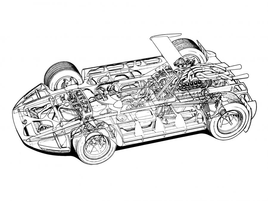 Схема Pininfarina Sigma Grand Prix 1969 года  (фото 6 из 6)